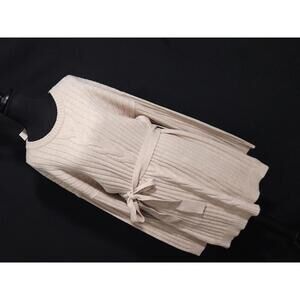 Cozy Knitted Sweater Dress with Belt